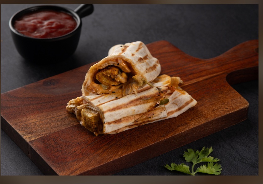 Potato wrap.(allo tikki )