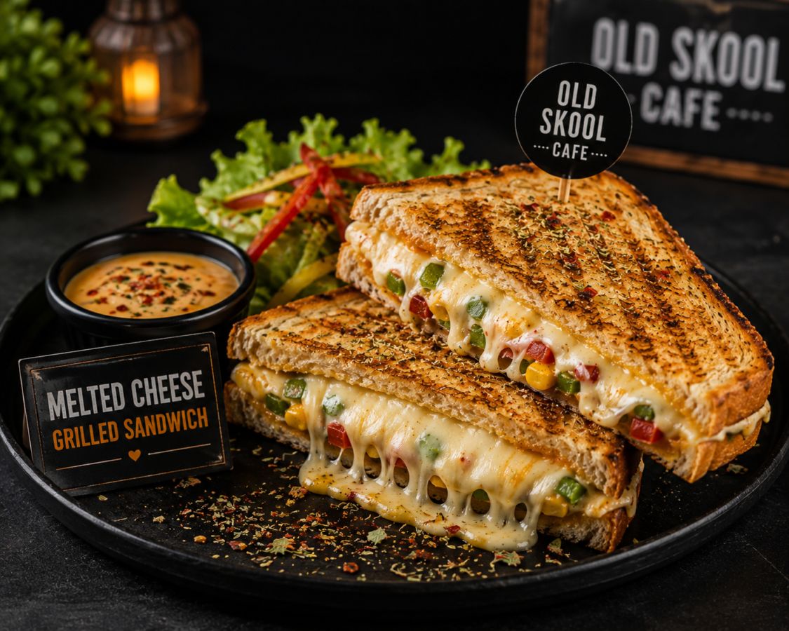 Veg corn sandwich