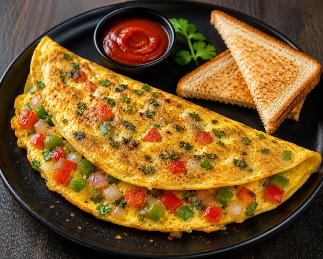 Bread omlete