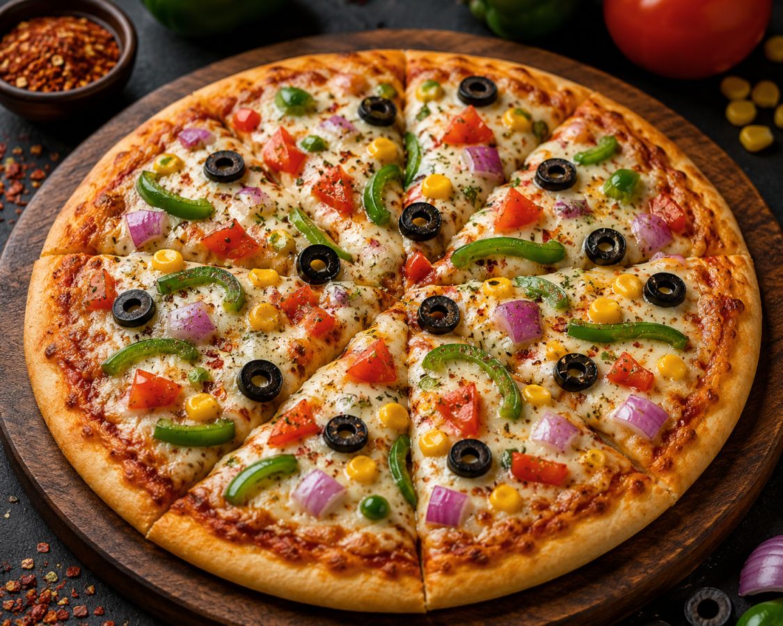 Classic veg pizza