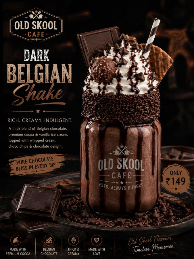 Dark belgian shake
